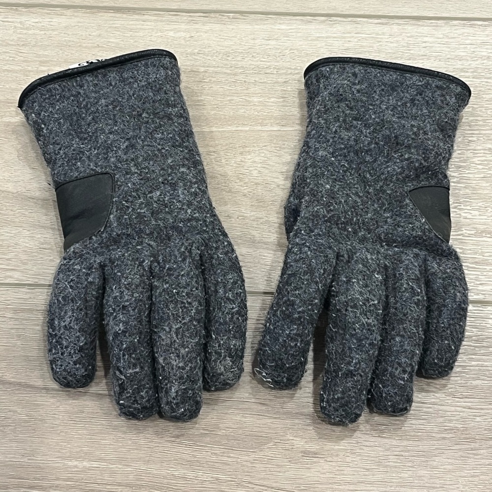 UGG Mens Charcoal Knit Tech Gloves Medium M